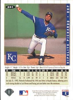 Hipolito Pichardo  baseball card collectible - Main Image 2