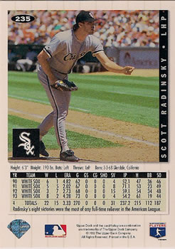 Scott Radinsky  baseball card collectible - Main Image 2