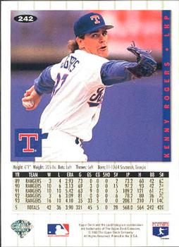 Kenny Rogers  baseball card collectible - Main Image 2