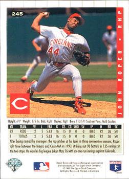 John Roper  baseball card collectible - Main Image 2