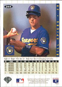 Bill Spiers  baseball card collectible - Main Image 2