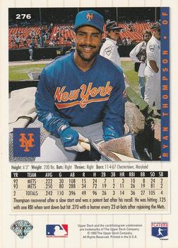 Ryan Thompson  baseball card collectible - Main Image 2