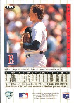 Frank Viola  baseball card collectible - Main Image 2