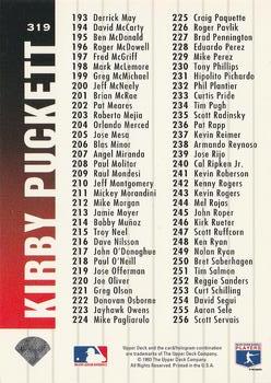 Kirby Puckett  baseball card collectible - Main Image 2