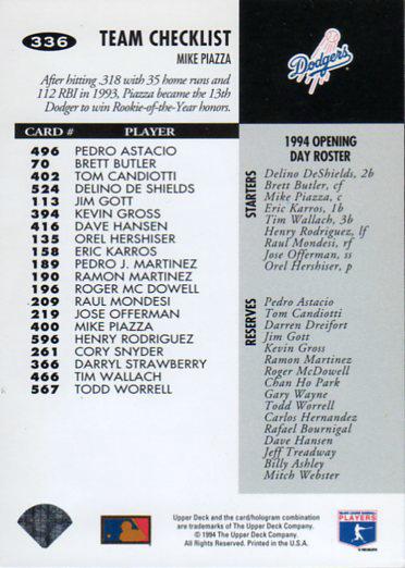 Mike Piazza  baseball card collectible - Main Image 2