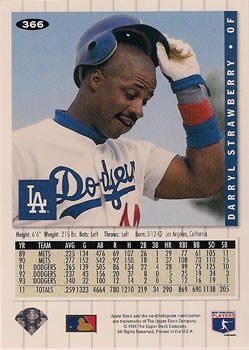 Darryl Strawberry  baseball card collectible - Main Image 2