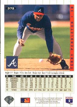 Terry Pendleton  baseball card collectible - Main Image 2