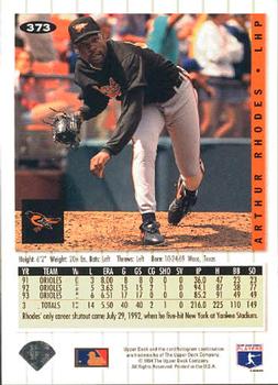 Arthur Rhodes  baseball card collectible - Main Image 2