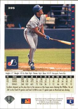 Wil Cordero  baseball card collectible - Main Image 2