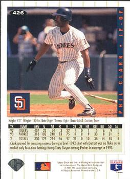 Phil Clark  baseball card collectible - Main Image 2