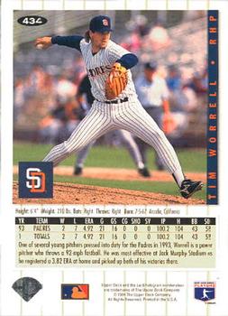 Tim Worrell  baseball card collectible - Main Image 2