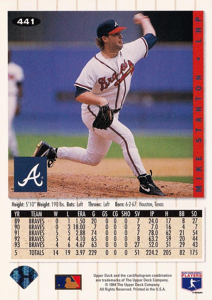 Mike Stanton  baseball card collectible - Main Image 2
