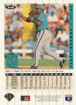 Jerry Browne  baseball card collectible - Main Image 2