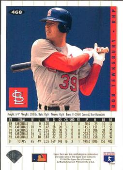 Bob Tewksbury  baseball card collectible - Main Image 2