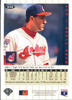 Mark Clark  baseball card collectible - Main Image 2