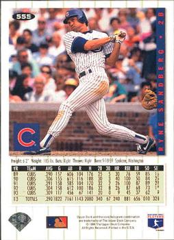 Ryne Sandberg  baseball card collectible - Main Image 2