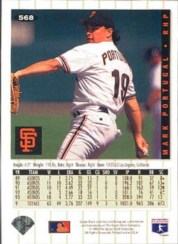 Mark Portugal  baseball card collectible - Main Image 2
