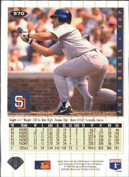 Andy Benes  baseball card collectible - Main Image 2