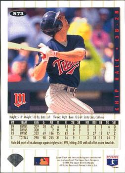 Chip Hale  baseball card collectible - Main Image 2