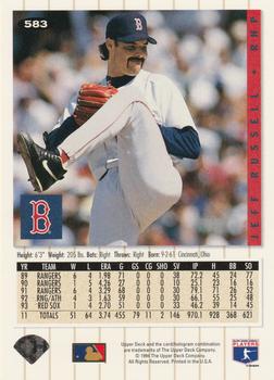 Jeff Russell  baseball card collectible - Main Image 2