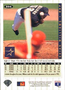 Brian Williams  baseball card collectible - Main Image 2