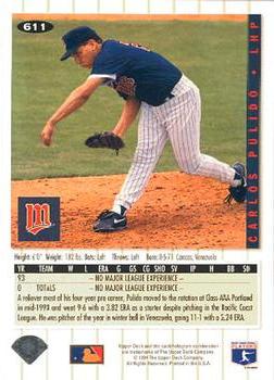 Carlos Pulido  baseball card collectible - Main Image 2