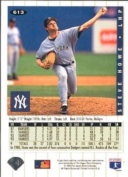 Steve Howe  baseball card collectible - Main Image 2