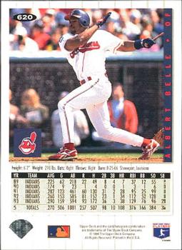 Albert Belle  baseball card collectible - Main Image 2