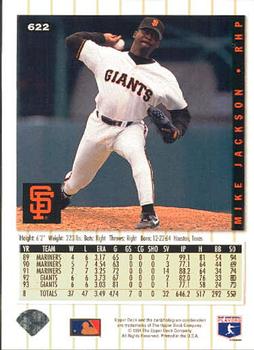 Mike Jackson  baseball card collectible - Main Image 2