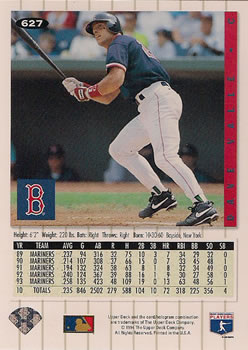 Dave Valle  baseball card collectible - Main Image 2