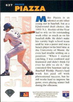 Mike Piazza  baseball card collectible - Main Image 2