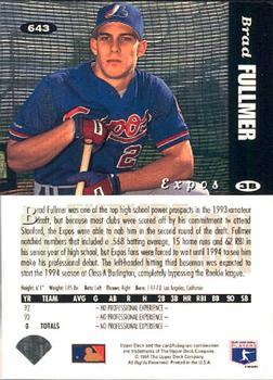 Brad Fullmer  baseball card collectible - Main Image 2