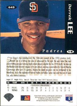 Derrek Lee  baseball card collectible - Main Image 2