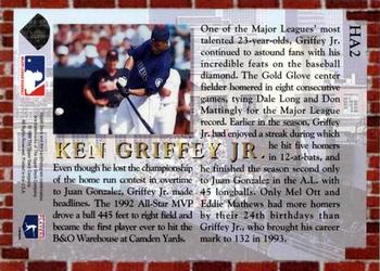 Ken Griffey Jr.  baseball card collectible - Main Image 2