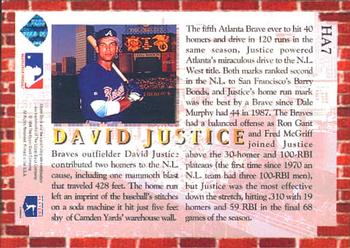 David Justice  baseball card collectible - Main Image 2