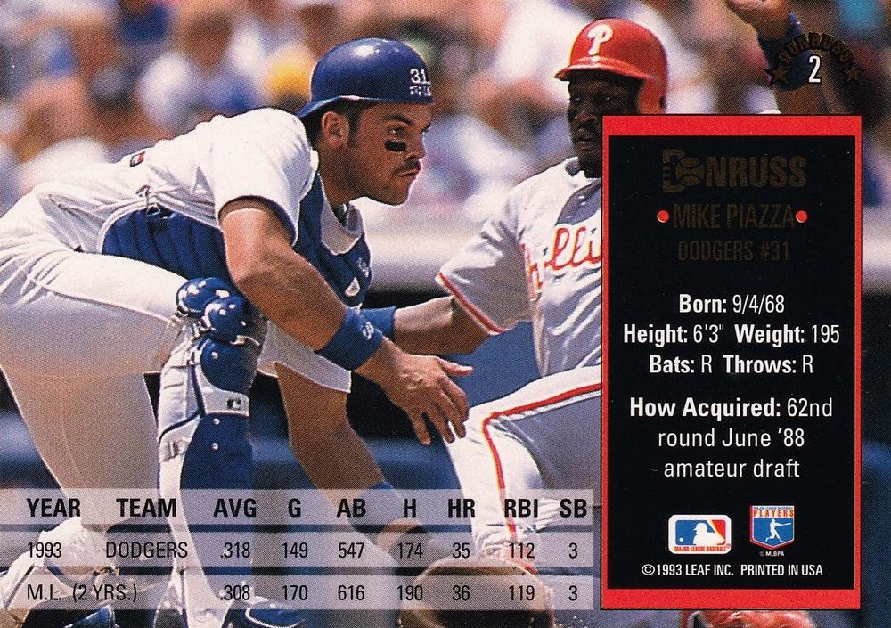 Mike Piazza  baseball card collectible - Main Image 2
