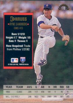 Ryne Sandberg  baseball card collectible - Main Image 2