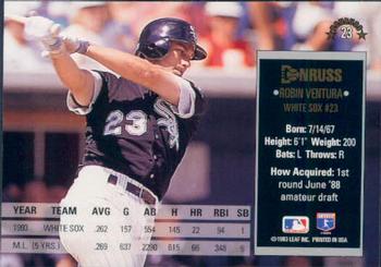 Robin Ventura  baseball card collectible - Main Image 2