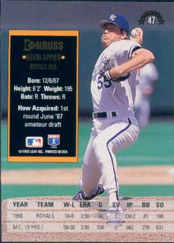 Kevin Appier  baseball card collectible - Main Image 2