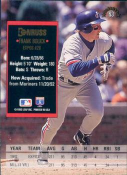 Frank Bolick  baseball card collectible - Main Image 2