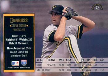 Steve Cooke  baseball card collectible - Main Image 2