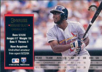 Bernard Gilkey  baseball card collectible - Main Image 2