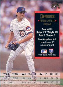 Frank Castillo  baseball card collectible - Main Image 2