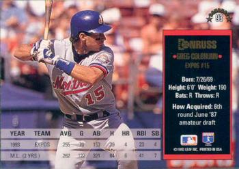 Greg Colbrunn  baseball card collectible - Main Image 2