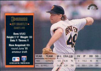 Jeff Brantley  baseball card collectible - Main Image 2