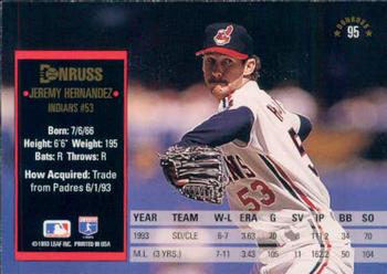 Jeremy Hernandez  baseball card collectible - Main Image 2
