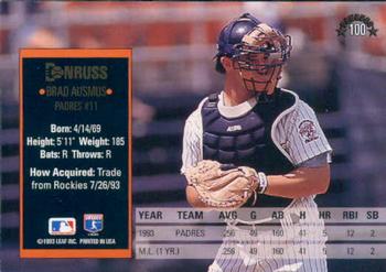 Brad Ausmus  baseball card collectible - Main Image 2