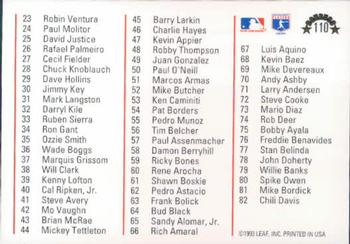 Checklist: 1-82  baseball card collectible - Main Image 2
