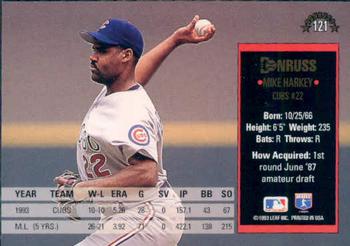 Mike Harkey  baseball card collectible - Main Image 2