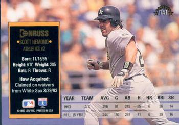 Scott Hemond  baseball card collectible - Main Image 2